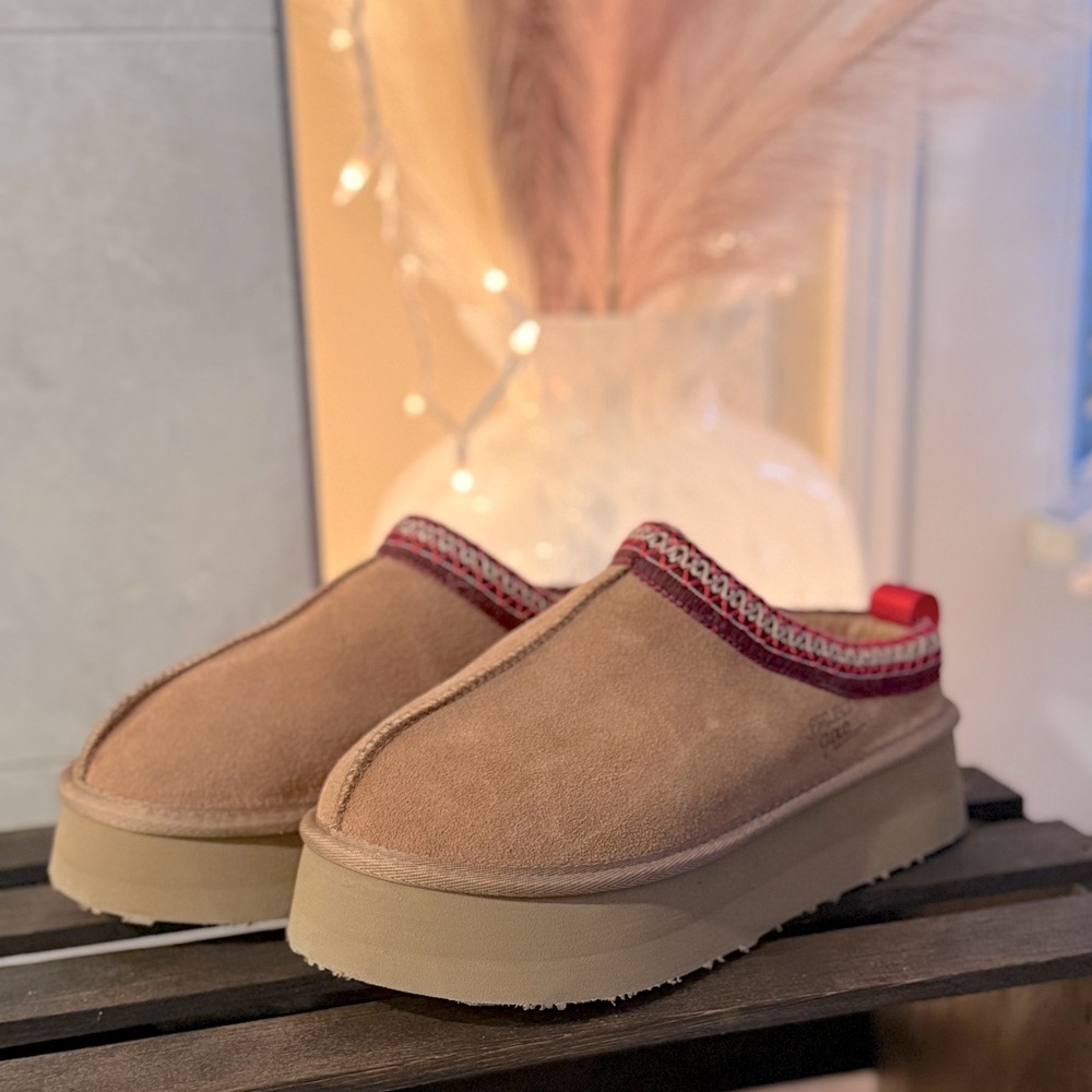 Project Cloud Cozy Tan Slip-On Women's Shoes - comparable to Ugg’s
